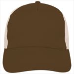 Brown with Light Brown Mesh Front